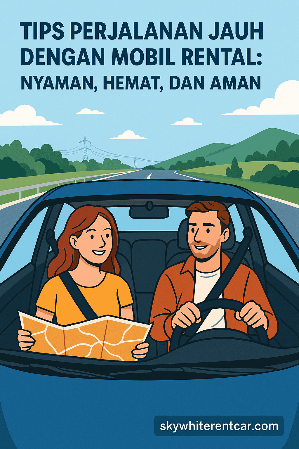 Tips Perjalanan Jauh dengan Mobil Rental Nyaman, Hemat, dan Aman