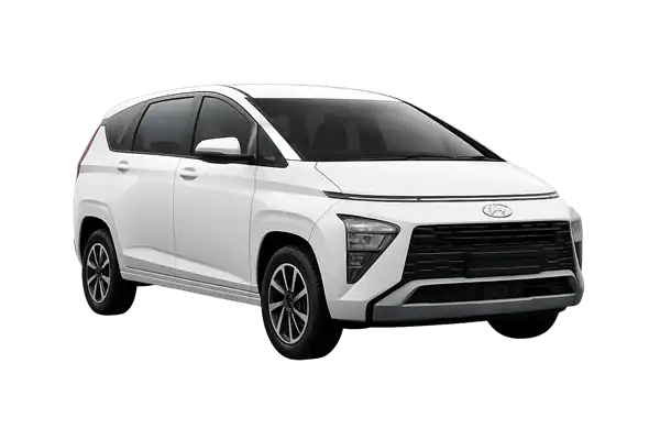 Rental Mobil Hyundai Stargazer Putih Sky White Rent Car