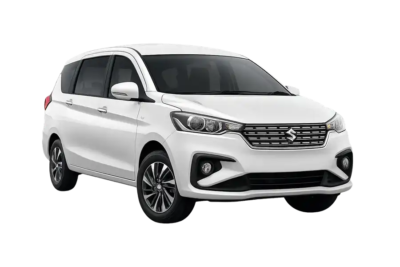 Rental Mobil Suzuki Ertiga Hybrid Putih Sky White Rent Car