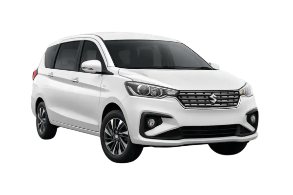 Rental Mobil Suzuki Ertiga Hybrid Putih Sky White Rent Car
