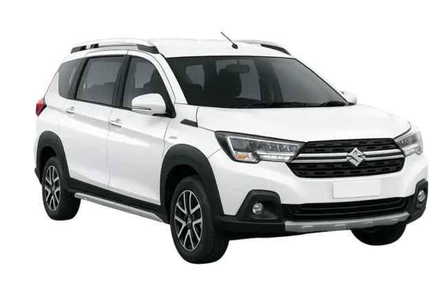 Rental Mobil Suzuki XL-7 Hybrid Putih Sky White Rent Car