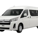 Rental Mobil Toyota Hiace Commuter dengan Supir Sky White Rent Car